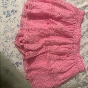 Altar'd State Pink Mini Skirt